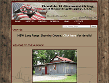 Tablet Screenshot of doublehgunsmithing.com